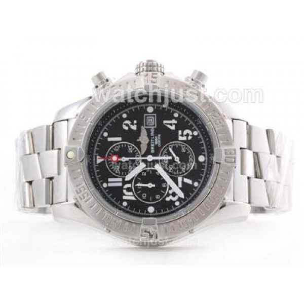 Breitling Skyland Avenger Working Chronograph with Black Dial--Arabic Marking S/S
