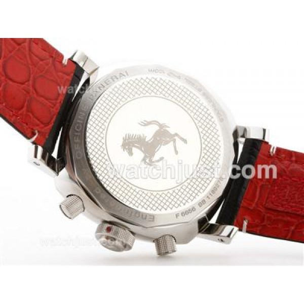 Panerai Farrari Scuderia FER00028 Chronograph Swiss Valjoux 7750 Movement with Red Dial