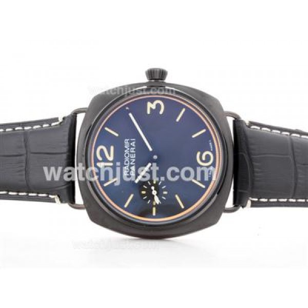 Panerai Radiomir Base PVD Unitas 6497 Movement with Yellow Markers