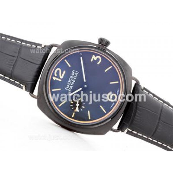 Panerai Radiomir Base PVD Unitas 6497 Movement with Yellow Markers