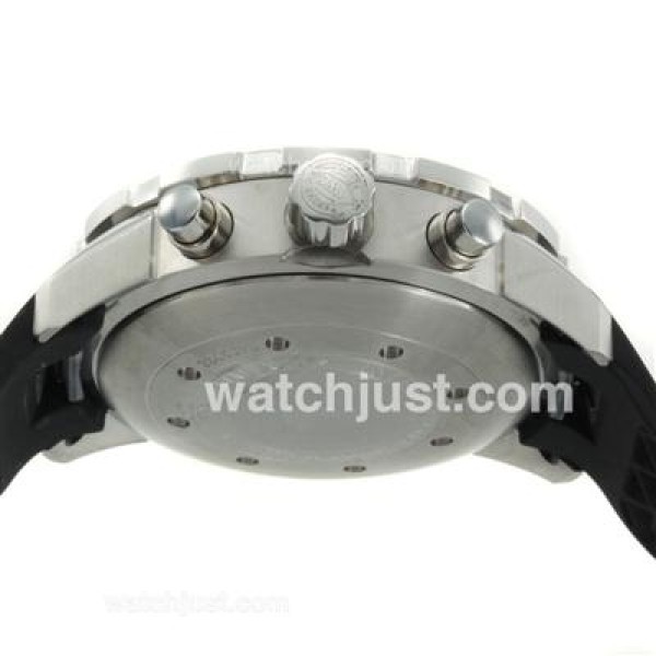 IWC Aquatimer Swiss Valjoux 7750 Movement with Yellow/Black Bezel-Rubber Strap