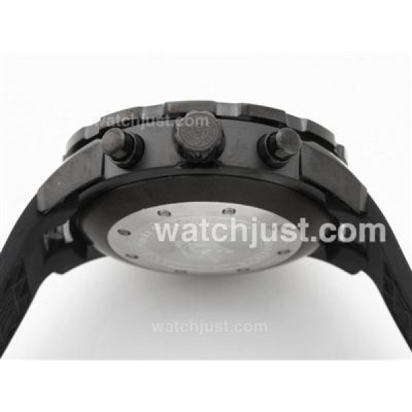 IWC Aquatimer Chronograph Swiss Valjoux 7750 Movement -PVD Case