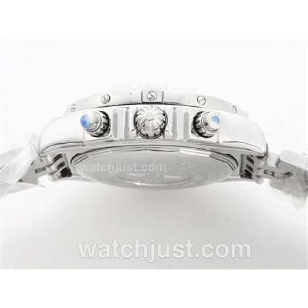 Breitling Chronomat Evolution Automatic With Black Dial-Stick Marking S/S