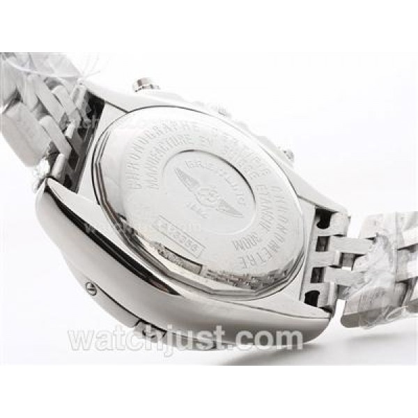 Breitling Chronomat Evolution Automatic With Black Dial-Stick Marking S/S