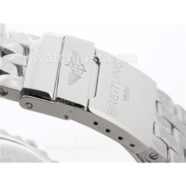 Breitling Chronomat Evolution Automatic With Black Dial-Stick Marking S/S