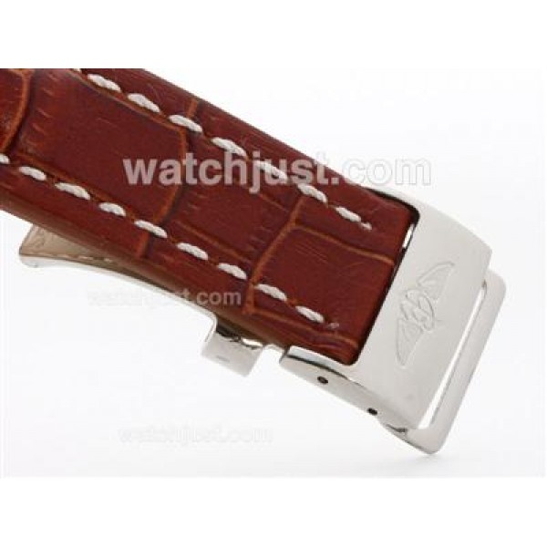 Breitling Chronomat B01 Working Chrono with White Dial-Roman Marking