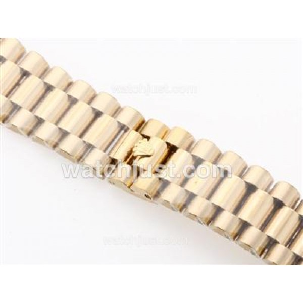 Rolex Presidential Bracelet With 18k Yellow Gold Plated