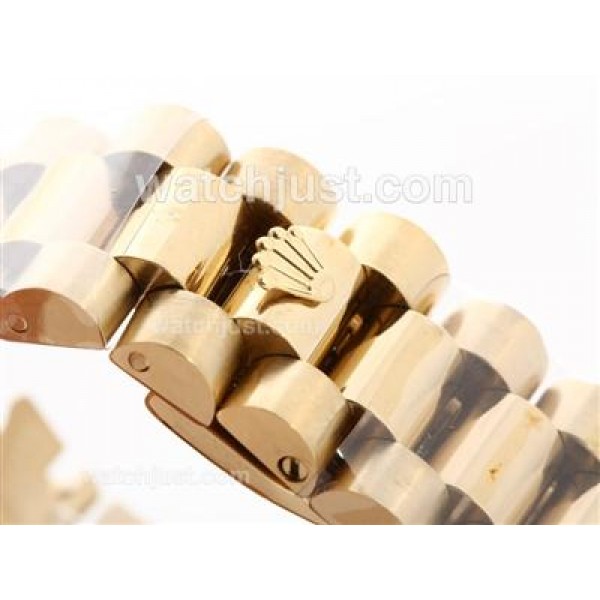 Rolex Presidential Bracelet With 18k Yellow Gold Plated
