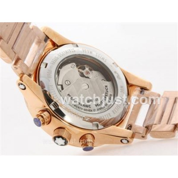Montblanc Flyback Automatic Full Rose Gold with White Dial