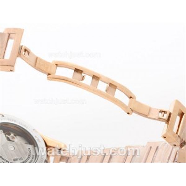 Montblanc Flyback Automatic Full Rose Gold with White Dial
