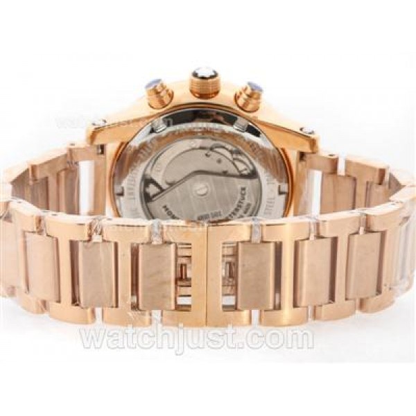 Montblanc Flyback Automatic Full Rose Gold with White Dial