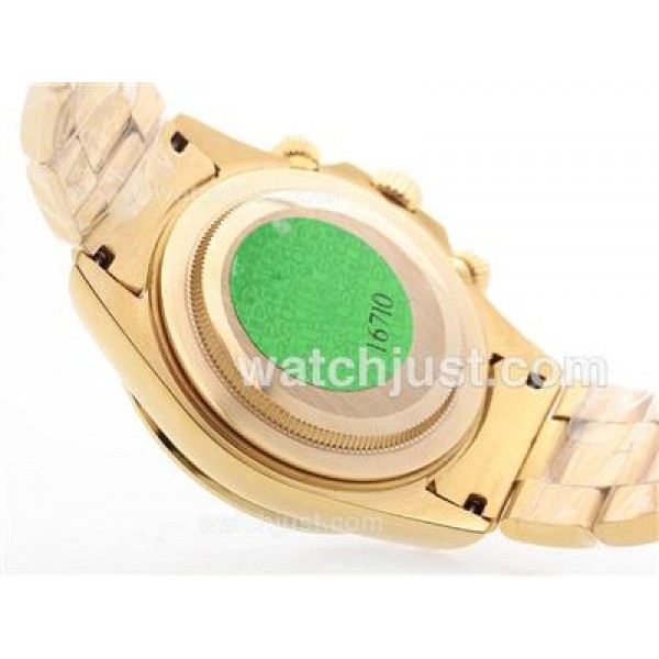 UK 40 MM Perfect Rolex Daytona 116508 White Dials Men Replica Watches 