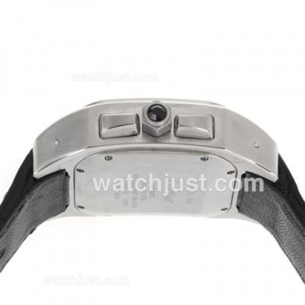 Cartier Santos 100 Working Chronograph-Same Structure As 7750-High Quality