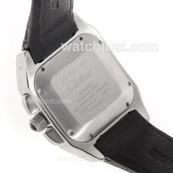 Cartier Santos 100 Working Chronograph-Same Structure As 7750-High Quality