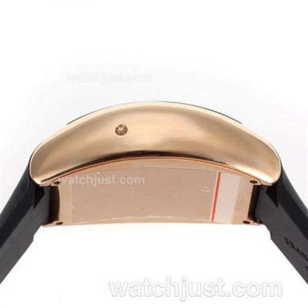 Franck Muller Casablanca Working Chronograph Rose Gold Case-Same Structure As 7750-High Quality