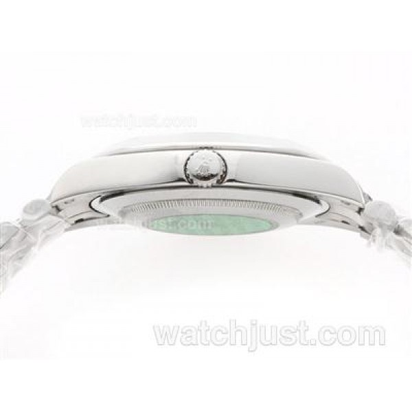 AAA 41 MM Quality Rolex Day-Date II Fake Watches With Black Dials For Men