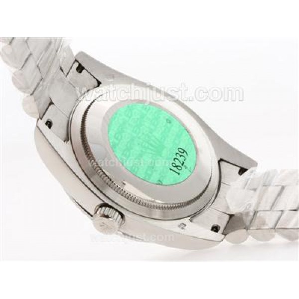 Best 1:1 Rolex Day-Date Fake Watches With Black Dials For Men