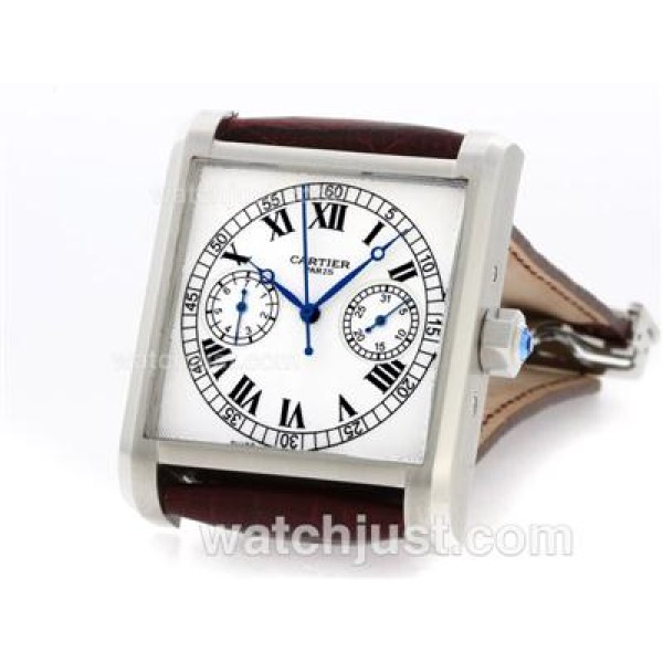 Cartier Argent Automatic with White Dial