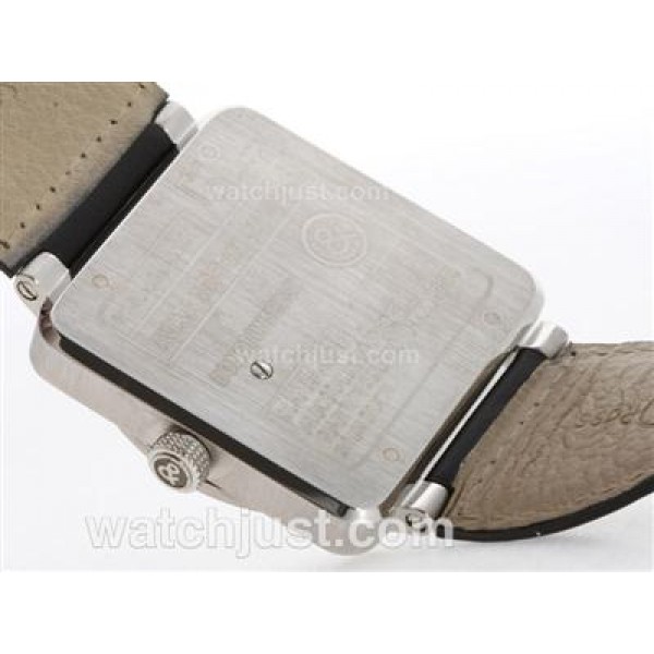 Bell & Ross BR 01-92 Automatic with Black Carbon Fibre Style Dial-Blue Marking 46x46mm