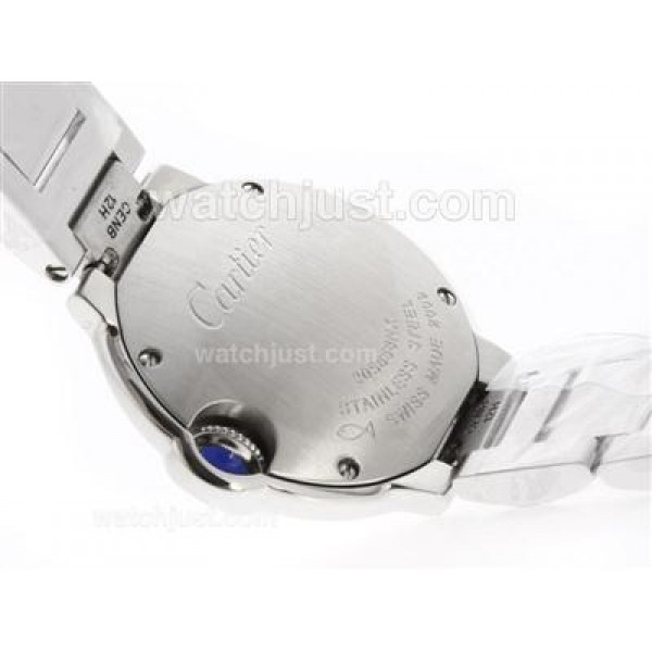 Cartier Ballon bleu de Cartier Swiss ETA Movement with White Dial S/S