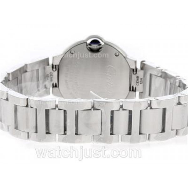 Cartier Ballon bleu de Cartier Swiss ETA Movement with White Dial S/S