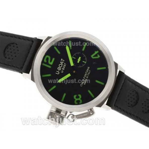 U-Boat Italo Fontana U-B497 Automatic with Black Dial-Green Markers