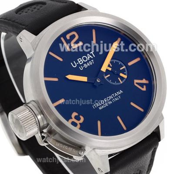 U-Boat Italo Fontana U-B497 Automatic with Black Dial-Orange Markers