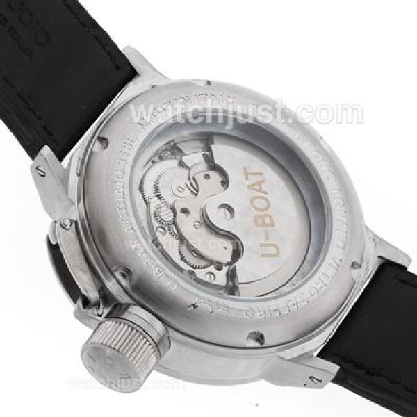 U-Boat Italo Fontana U-B497 Automatic with Black Dial-Orange Markers