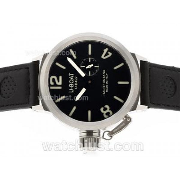 U-Boat Italo Fontana U-B497 Automatic with Black Dial-White Markers