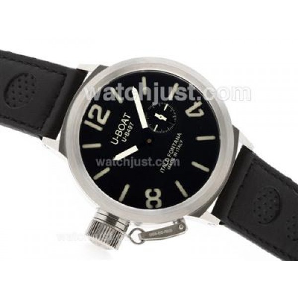U-Boat Italo Fontana U-B497 Automatic with Black Dial-White Markers