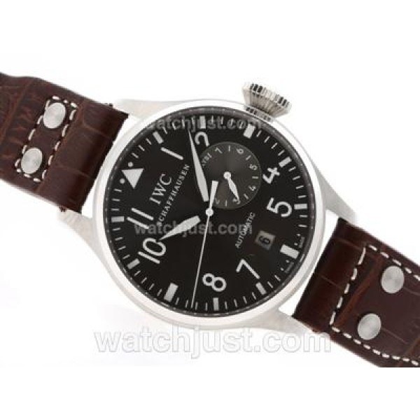 IWC Big Pilot 7 Days Working Power Reserve Automatic with Gray Dial-21,600bph