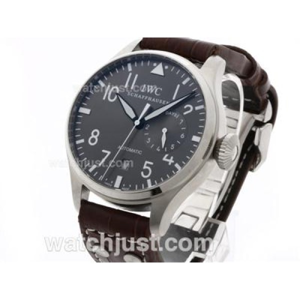IWC Big Pilot 7 Days Working Power Reserve Automatic with Gray Dial-21,600bph