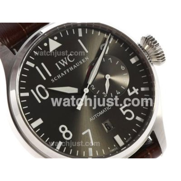 IWC Big Pilot 7 Days Working Power Reserve Automatic with Gray Dial-21,600bph
