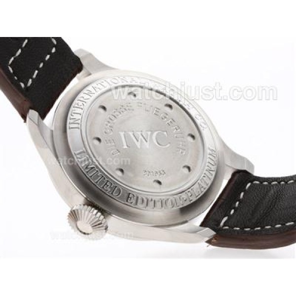 IWC Big Pilot 7 Days Working Power Reserve Automatic with Gray Dial-21,600bph