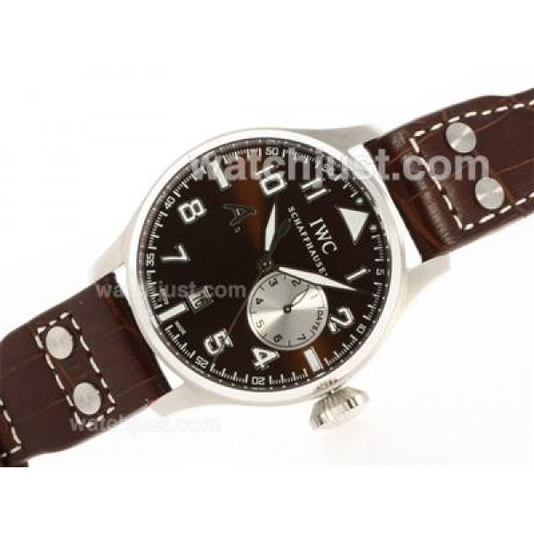 IWC Big Pilot Working Power Reserve with Brown Dial and Strap-Antoine St Exupery Limited Edition