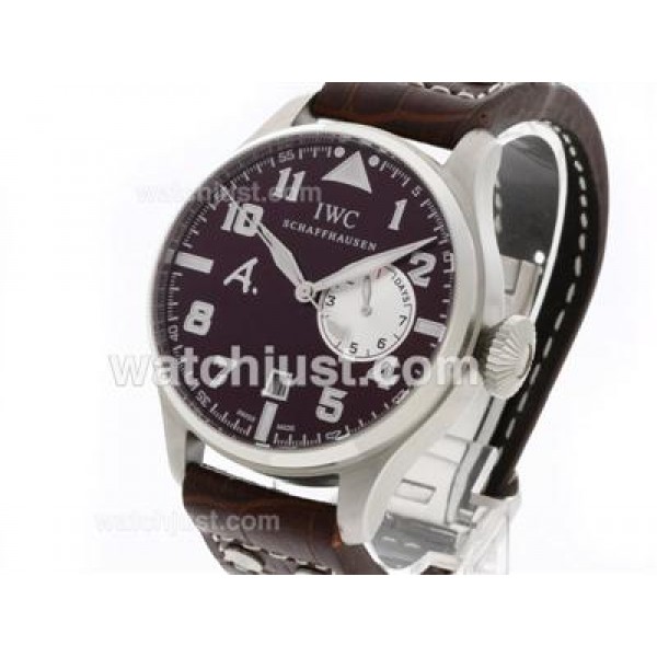 IWC Big Pilot Working Power Reserve with Brown Dial and Strap-Antoine St Exupery Limited Edition