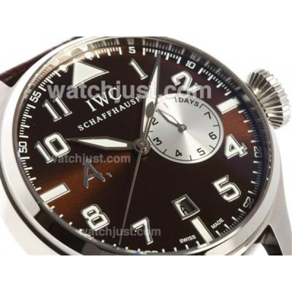 IWC Big Pilot Working Power Reserve with Brown Dial and Strap-Antoine St Exupery Limited Edition