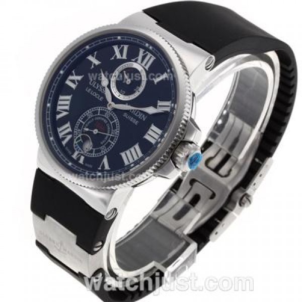 Ulysse Nardin Lelocle Suisse Working Power Reserve Automatic with Black Dial-Roman Markers