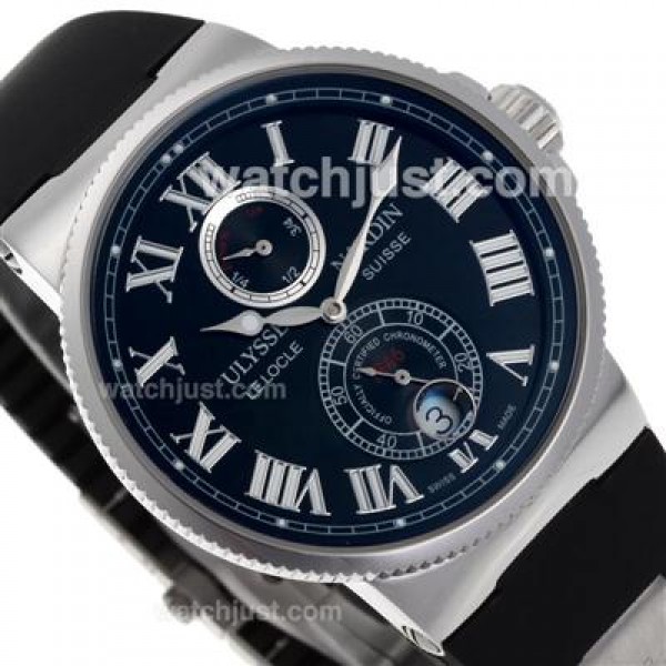Ulysse Nardin Lelocle Suisse Working Power Reserve Automatic with Black Dial-Roman Markers