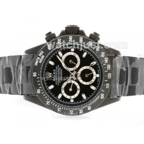 Best Quality Rolex Daytona Pro Hunter Replica Watches With Black Dials For Sale