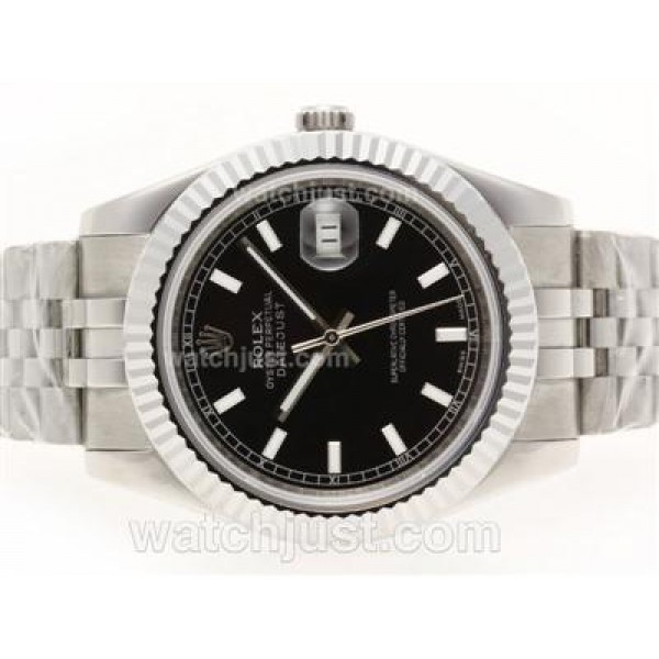 Top Quality 41 MM Rolex Datejust II Fake Watches With Black Dials For Sale
