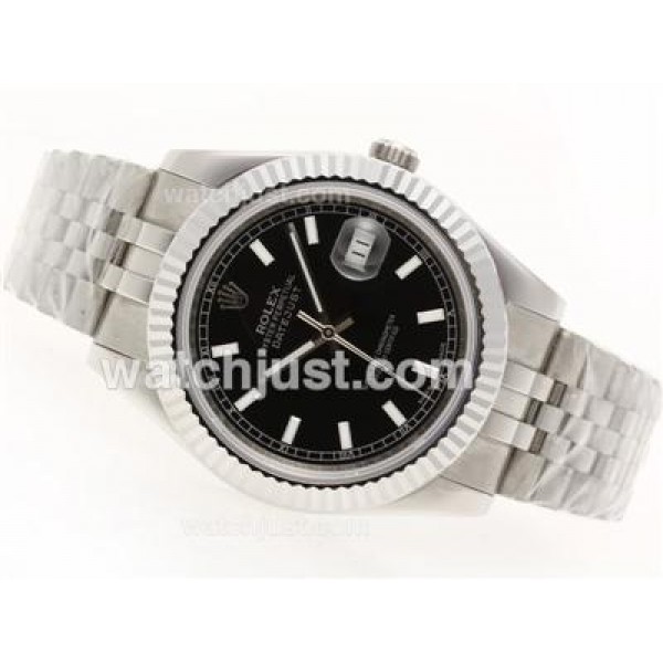 Top Quality 41 MM Rolex Datejust II Fake Watches With Black Dials For Sale