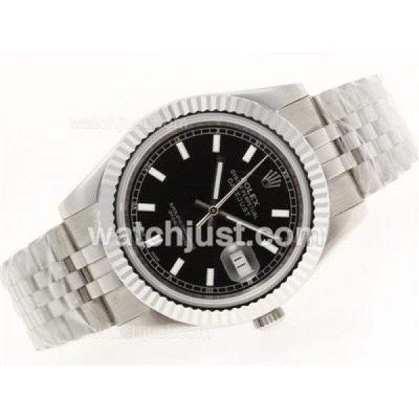 Top Quality 41 MM Rolex Datejust II Fake Watches With Black Dials For Sale
