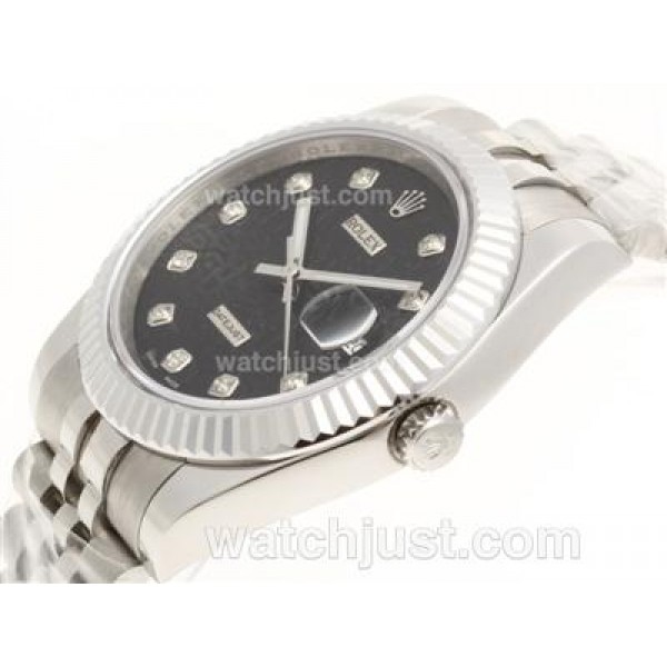 Cheap Rolex Datejust II Replica Watches With Black Dials For Sale