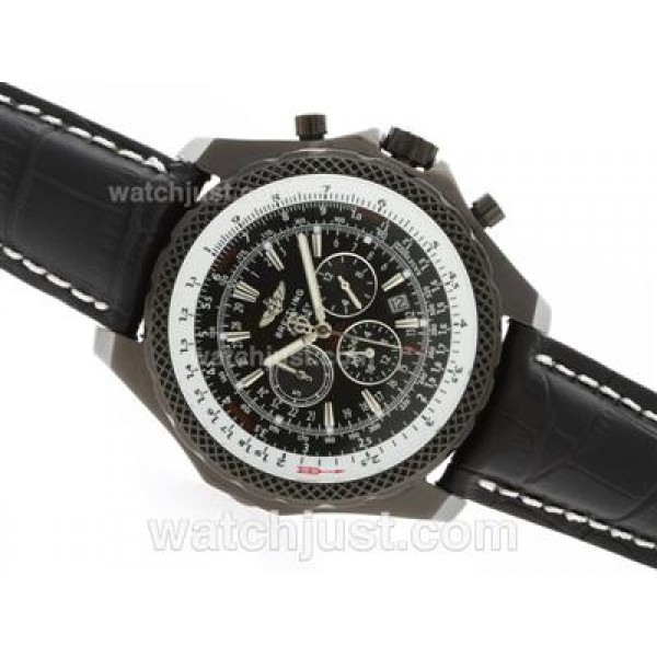 Breitling for Bentley Motors Automatic PVD Case with Black Dial