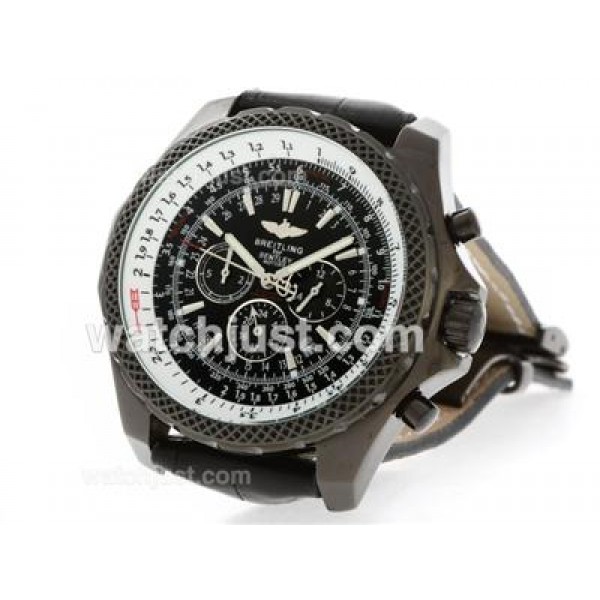 Breitling for Bentley Motors Automatic PVD Case with Black Dial