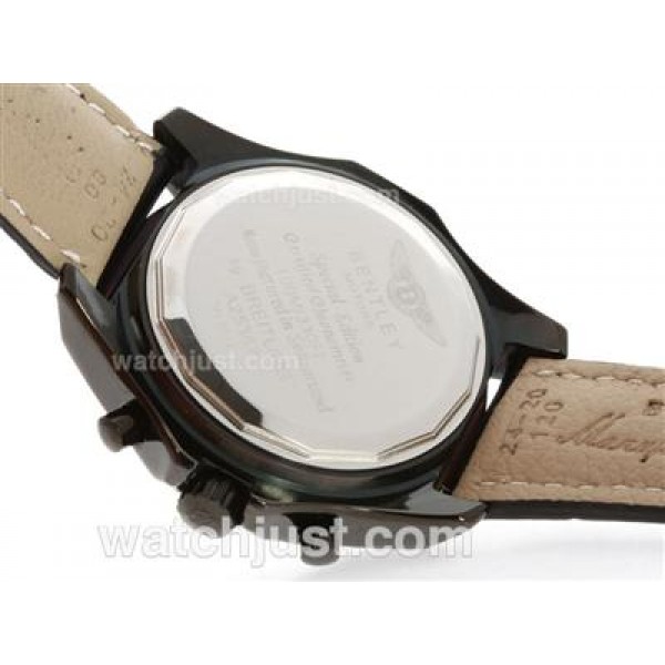 Breitling for Bentley Motors Automatic PVD Case with Black Dial