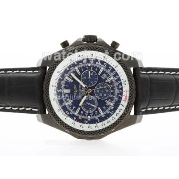 Breitling for Bentley Motors Automatic PVD Case with Blue Dial
