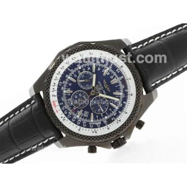 Breitling for Bentley Motors Automatic PVD Case with Blue Dial