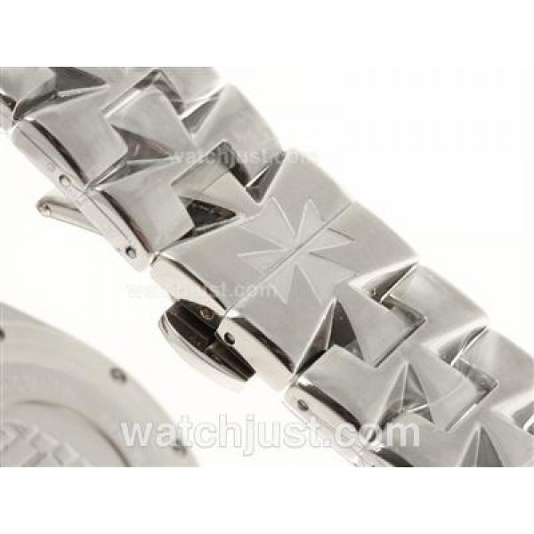 Vacheron Constantin Overseas Working Chronograph with White Dial-Sapphire Glass